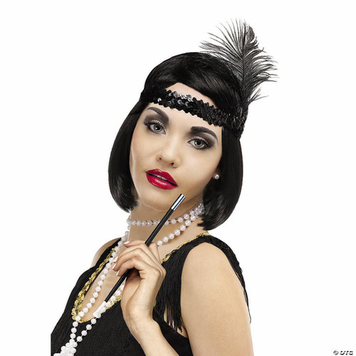 Fun World 20’s Flapper Instant Kit Black Costume Accessory 
