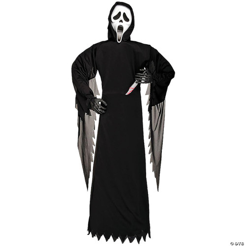 Fun World 6 Ft. Scream™ Ghost Face® with Knife Halloween Decoration 