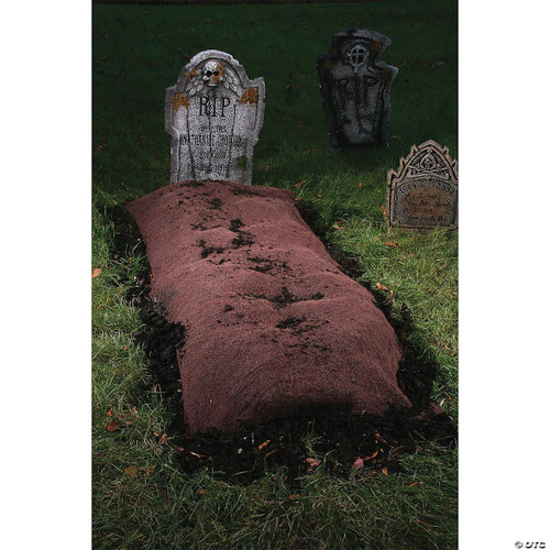 Fun World Grave Mound With Stakes- 5 Ft. 