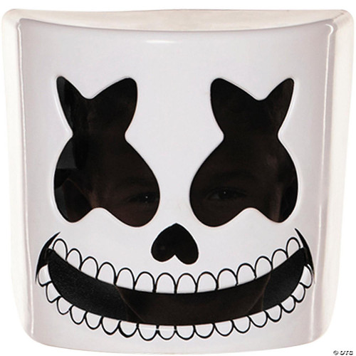 InSpirit Marshmello Black & White Skeleton Half Mask - One Size 