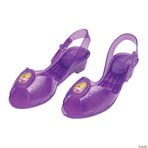 Disguise Tangled Rapunzel Jelly Shoes - Child Size 11/12  Disguise Tangled Rapunzel Jelly Shoes - Child Size 11/12