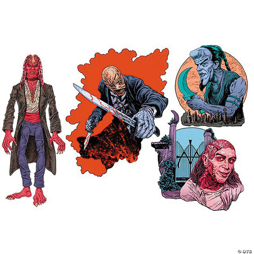 Trick or Treat Studios Clive Barker’s Nightbreed Collection 2 Cutout Wall Decorations -4 Pc.  