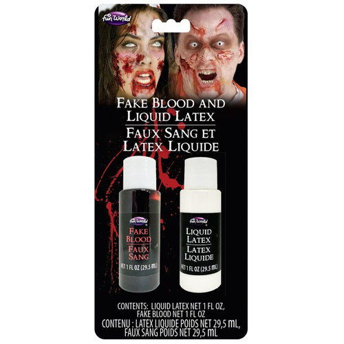 Fake Blood & Liquid Latex Duo (1oz.each)