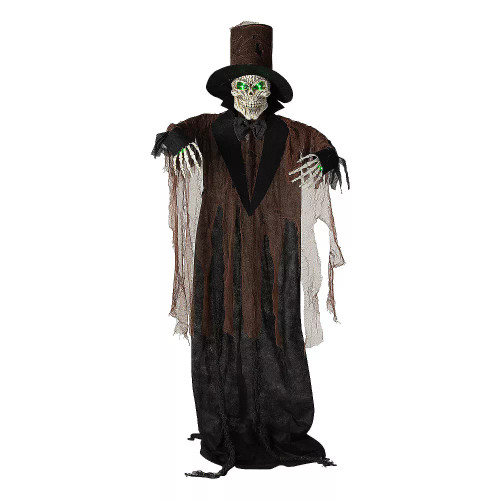 Skeleton 66" Light-Up Standing Halloween Decoration