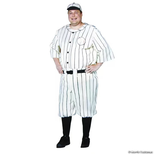 Old Tyme Baseball Player Plus Size Costume -Adult 