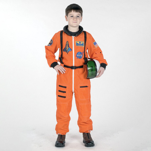 NASA Orange Astronaut Suit Child Costume