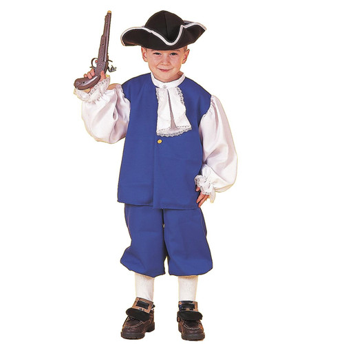 Colonial Boy Child Costume Blue 