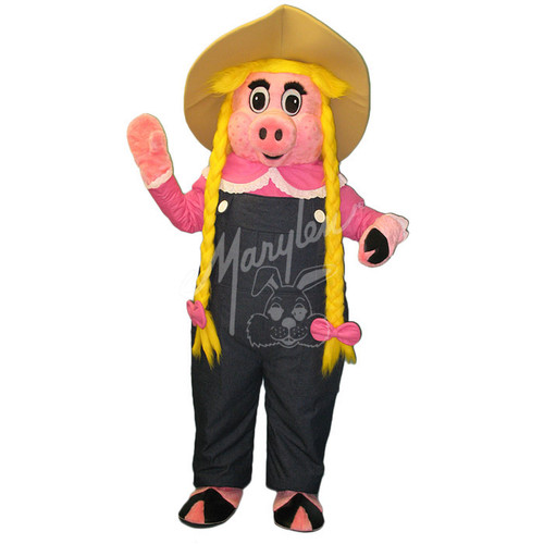 Farmer Pig Female Mascot Costume (Purchase) Farmer Pig Female Mascot Costume (Purchase)
