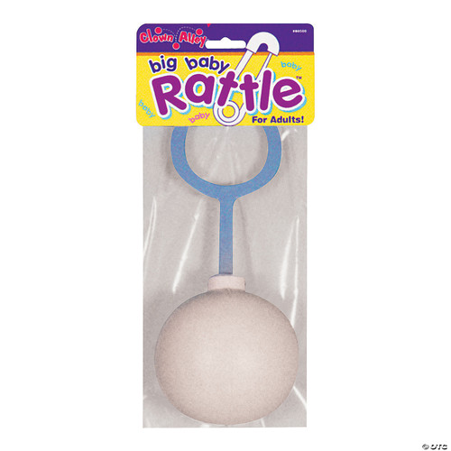 Blue Jumbo Baby Rattle