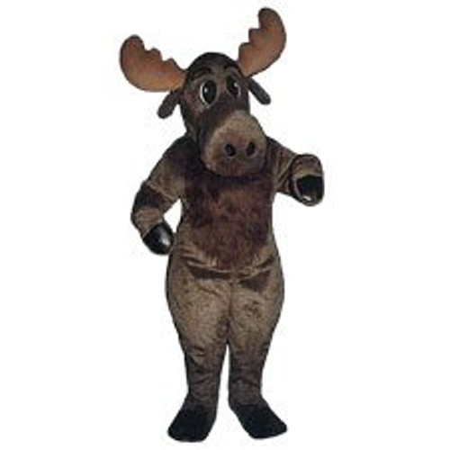 Moose Mascot Brown Costume (Rental)