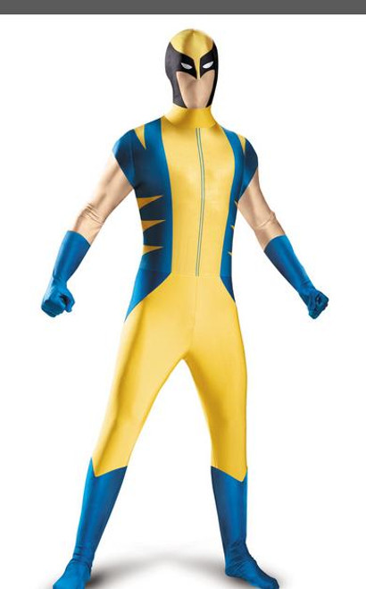 Wolverine Morph Suit Adult Costume