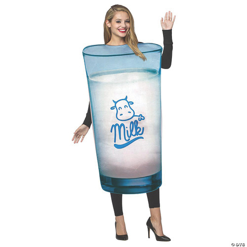 Glass of Milk Costume -Adult 