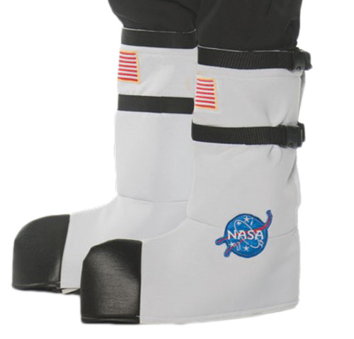 White Adult Astronaut Boot Tops