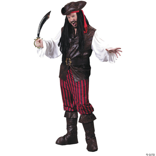 High Sea's Buccaneer Pirate Adult Costume