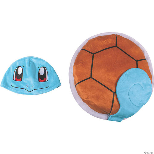Disguise Pokemon Squirtle Accessory Kit, plush shell and soft hat resembling Squirtle from Pokémon.