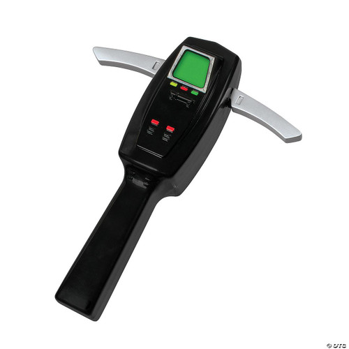 Disguise PKE Meter - Ghostbusters Afterlife, black handheld ghost hunting gadget with digital display and silver antenna.