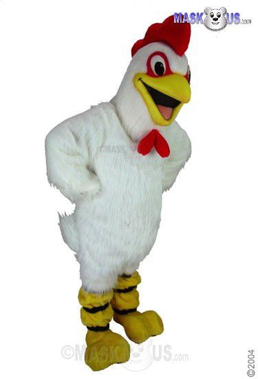 Chicken Mascot Costume -White 