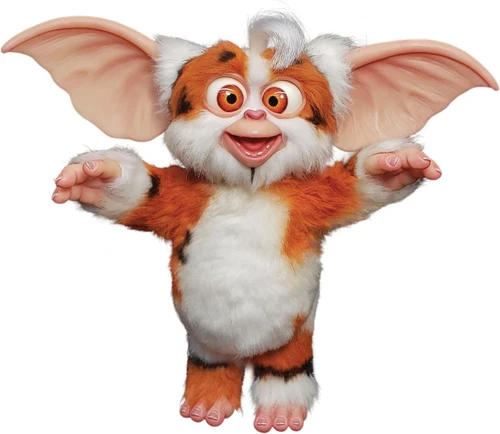 Trick or Treat Studios Gremlins 2 Daffy Prop, a plush Gizmo creature with large ears, big expressive eyes, and a cheerful open-mouthed expression.