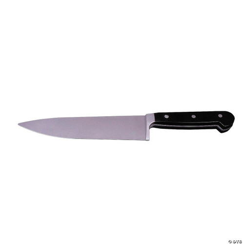 Trick or Treat Studios Michael Myers Kitchen Knife, realistic prop kitchen knife with a black handle and silver blade for Halloween costumes and decorations.