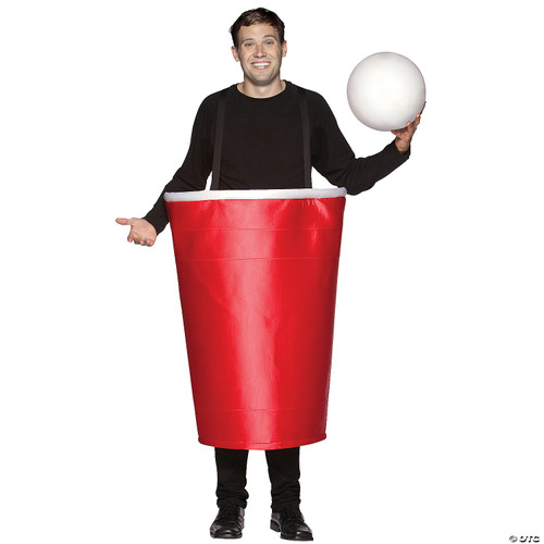 Beer Pong Cup Costume Red 
