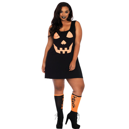 Pumpkin Women's Jersey Plus Size Dress