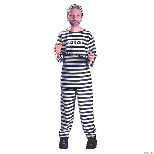Jailbird / Prisoner Costume Child