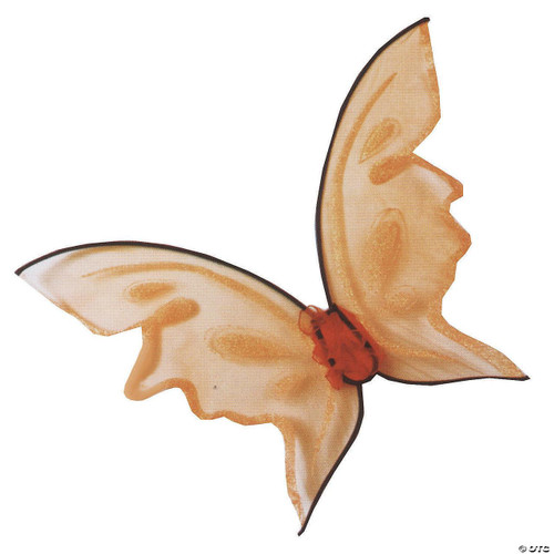 Fun World Butterfly Wings - Orange, orange butterfly wing costume accessory for children and adults.