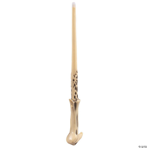 Disguise Harry Potter™ Voldemort Light-Up Deluxe Wand, plastic wand designed to resemble a bone with a light-emitting tip at the top.