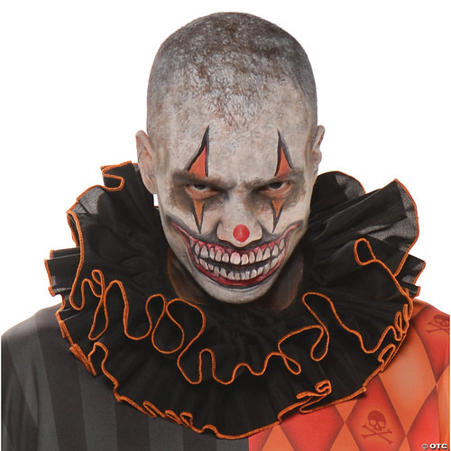 Clown Collar - Black/Orange