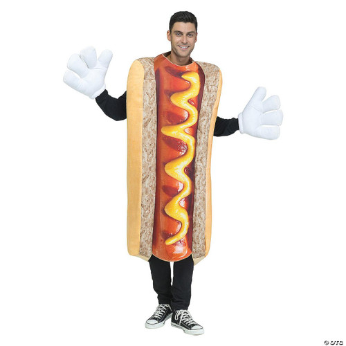 Fun World Hot Dog Costume Adults Photo Real  