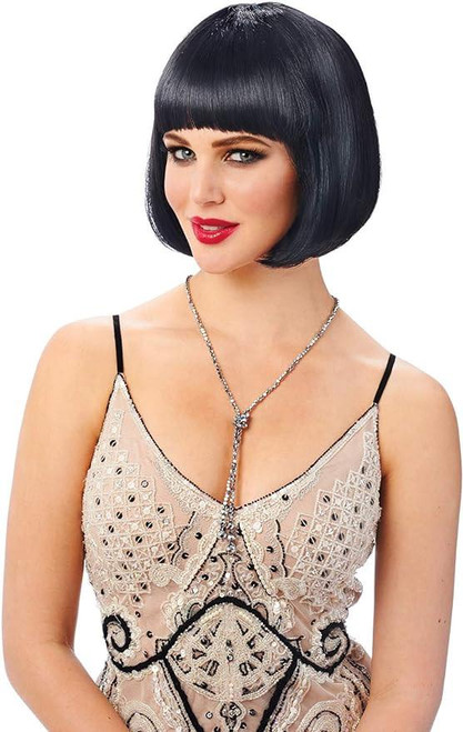 Franco Bob Wig- Black 