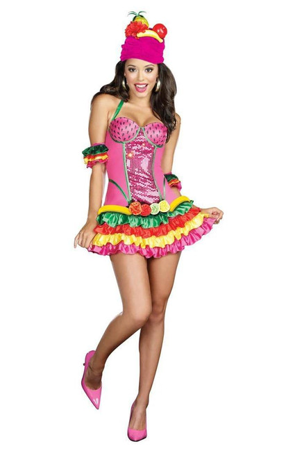 DreamGirl Juana Chiquita Banana Costume - Adult  DreamGirl Juana Chiquita Banana Costume - Adult