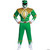 Disguise Power Rangers Classic Muscle Costume-Green -Adult 