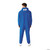 Opposuits Sesame Street® Cookie Monster Hooded Onesie Costume -Adult, blue Cookie Monster onesie with hood and eye details, worn by a man viewed from the back.