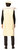 Rasta Imposta Stick of Butter Tunic Costume - Adult, back view of person wearing a butter stick costume with a butter design on the tunic and a matching butter hat, ideal for fun costume occasions.