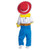 Disguise Disney Pixar Toy Story™ Jessie Deluxe Jumpsuit - Infant, front view of a child in a colorful cowboy costume with a large red hat and princess boots