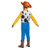Disguise Toy Story 5™ Woody Jumpsuit Disney Pixar Costume -Toddler, toddler wearing a Woody costume from behind, including a cowboy hat, yellow checkered shirt, and blue cowboy pants.