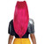 Disguise KPop Demon Hunters™ Mira Wig - Adult, vibrant long pink wig styled straight on a person wearing a costume.