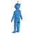 Disguise KPop Demon Hunters™ Derpy Jumpsuit Costume, a full-body blue tiger-themed costume with a hood featuring a tiger face and tail, designed for children to dress up as a playful tiger character.