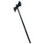 Fun World Axe Weapon Accessory, black plastic axe prop with double-sided blade and long handle for costume accessory or toy.