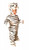 TIGER WHITE PLUSH COSTUME TODDLER