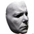 Trick or Treat Studios Michael Myers Halloween II Vacuform Plastic Mask, white horror mask with black eye holes and realistic facial features.