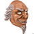 Trick or Treat Studios The Purge Uncle Sam Facemask, detailed plastic mask featuring a smiling Uncle Sam face with white hair and eyebrows, and an aged skin tone, suitable for costumes and Halloween parties.