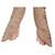 Disguise Nightmare Before Christmas Oogie Boogie Child Costume, detailed close-up of the costume's long sleeve made of textured brown fabric with a crackled pattern.