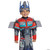 Disguise Transformers Optimus Prime T7 Muscle Toddler Costume, a child's costume featuring a detailed robot design with helmet and armor elements.