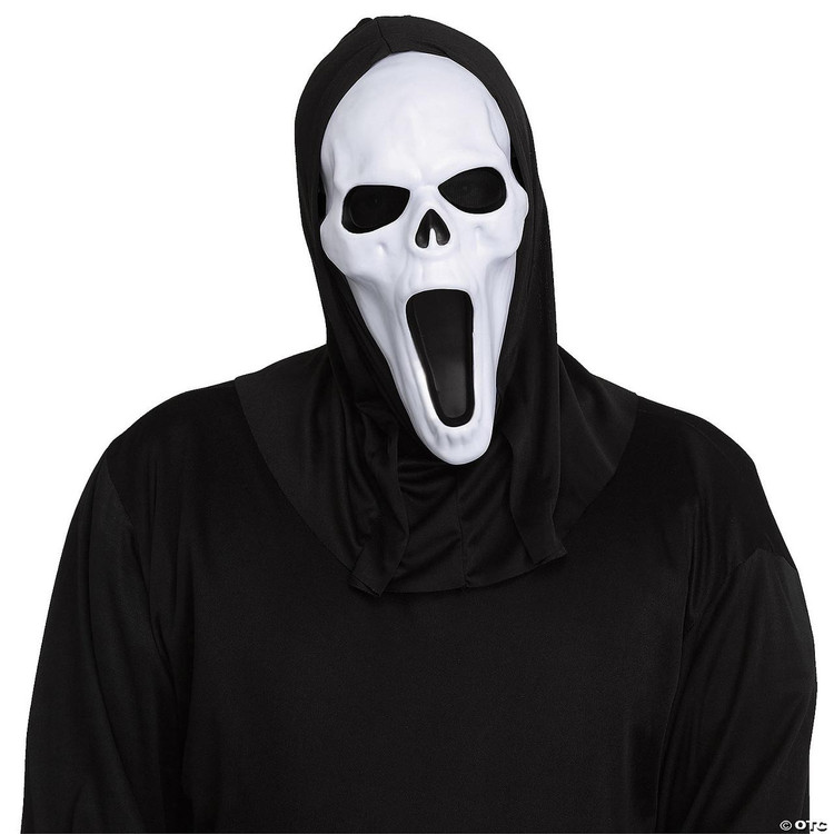 Fun World Ghost Face® Banshee Mask with Black Shroud 