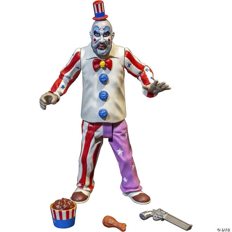 Trick or Treat Studios 5" House of 1000 Corpses™ Finger Lickin’ Pistol Whippin’ Captain Spaulding Action Figure 
