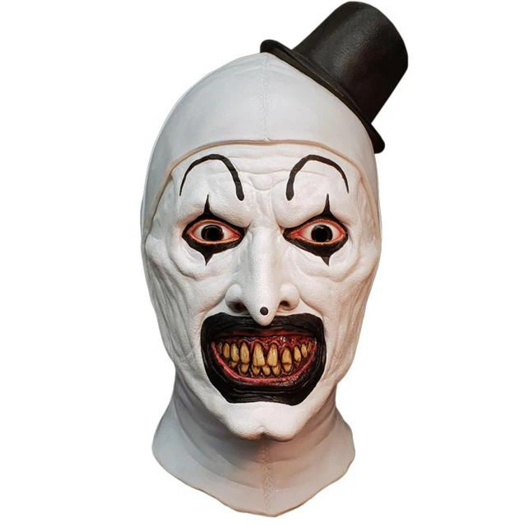 Trick or Treat Studios Terrifier™ Art The Clown Overhead Latex Mask  Trick or Treat Studios Terrifier™ Art The Clown Overhead Latex Mask