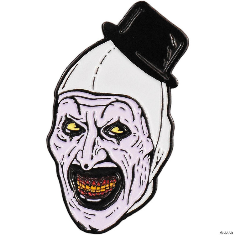 Trick or Treat Studios Terrifier 2™ Art the Clown Character Face Full-Color Enamel Pin 