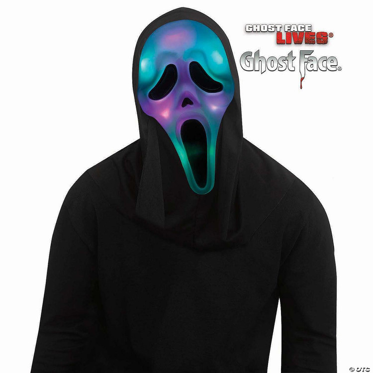 Fun World Ghost Face® Color Changing Full Mask with Hood 